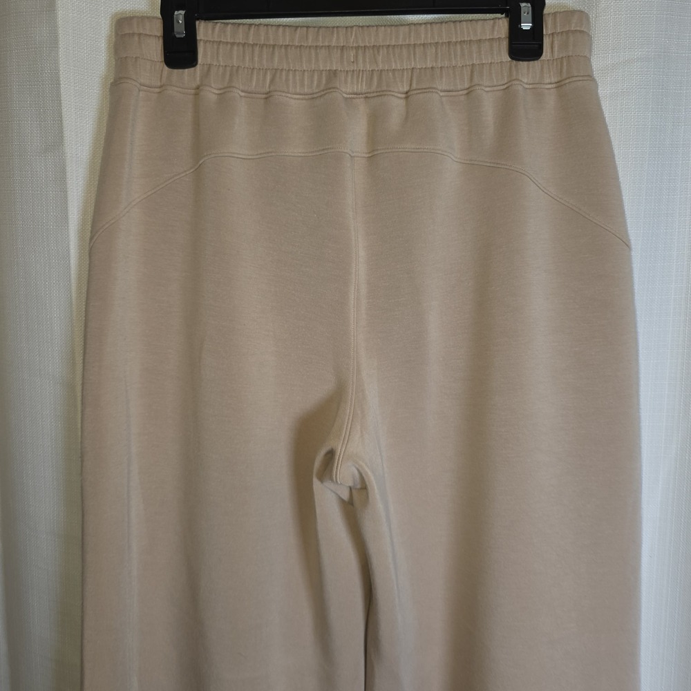 Spanx Sweatpants Air Essentials LARGE Smoke Mauve Pink Wide Leg Pants Airluxe - Picture 10 of 11
